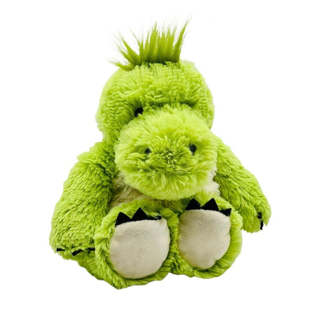 Warmies‎ Cozy Plush Dinosaur Green Therapy Microwavable Heatable Plush